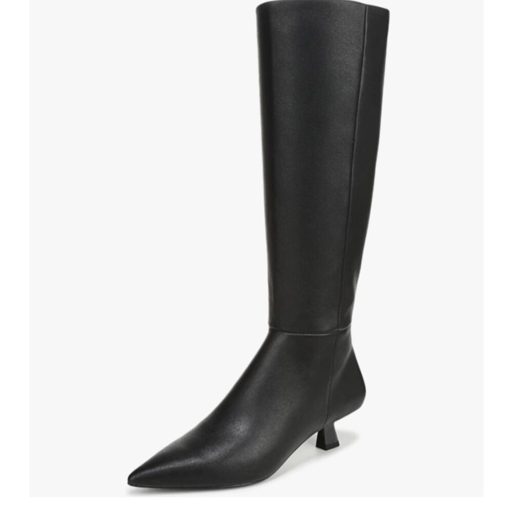 New Farco Sarto Jennalyn Kitten Heel Boots Black 7.5 M